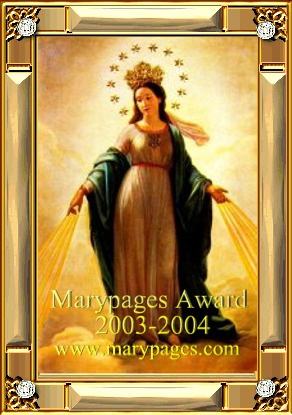 2003 Catholic Website Award for Personal Sites